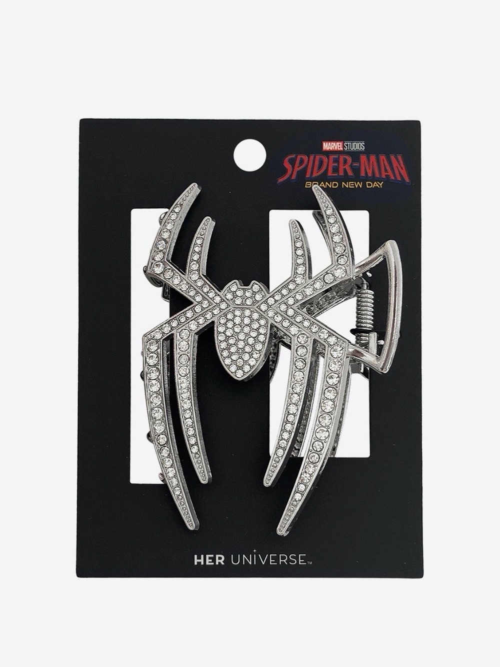 New Marvel Spider-Man: Brand New Day Bling Logo Claw Hair Clip